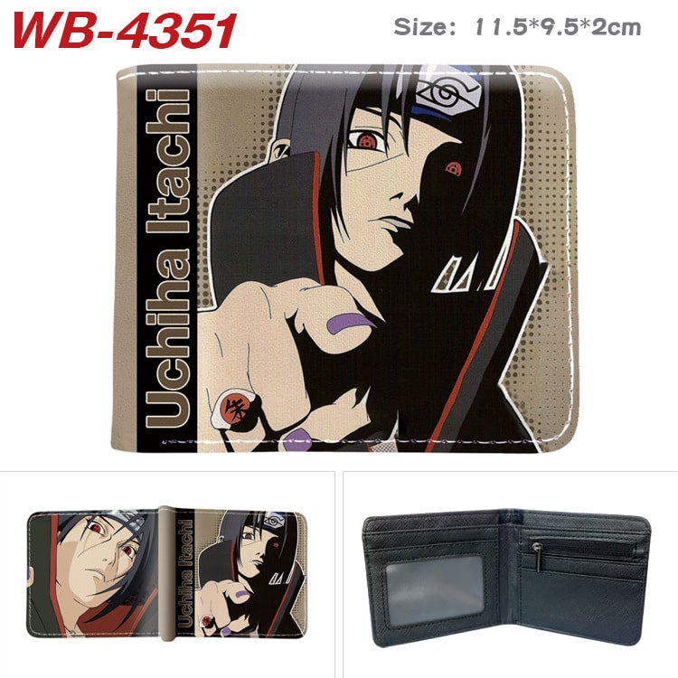 Bifold PU Leather NARUTO Wallet Coin Pocket Credit Card Id Window Card Holder - Image 40