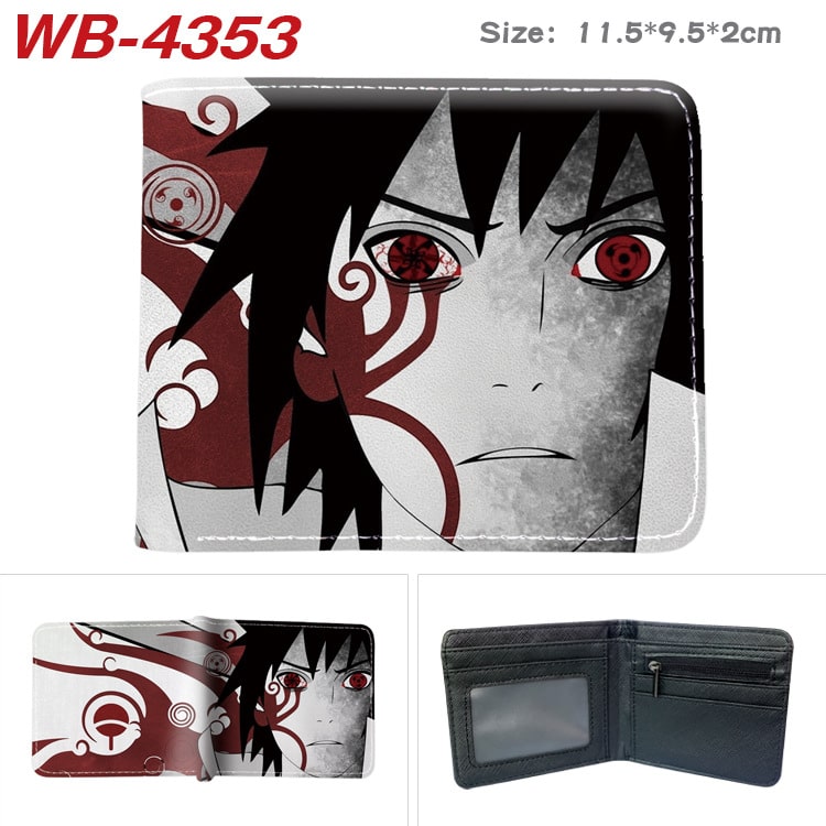Bifold PU Leather NARUTO Wallet Coin Pocket Credit Card Id Window Card Holder - Image 42