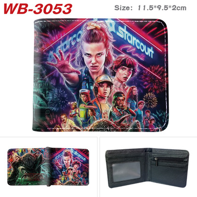 Bifold PU Leather Stranger Things Wallet Coin Pocket Credit Card Id Window Card Holder - Image 7