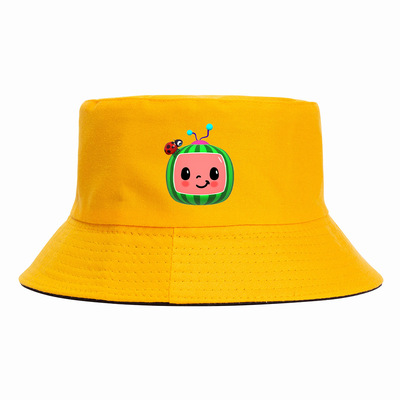 CoCoMelon Women Men Bucket Hats Unisex Fisherman Hat Fashion Solid Wild Sun  Protection Cap Boys Girls Outdoors Sunscreen Hat - giftcartoon