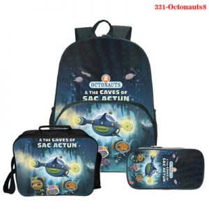16 Inch The Octonauts Backpack School Bag+Lunch Bag+Pencil Bag