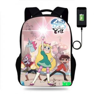 18 Inch Star vs. the Forces of Evil Backpack School Bag Black
