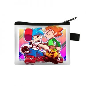 Friday Night Funkin coin purse polyester card holder simple coin storage bag