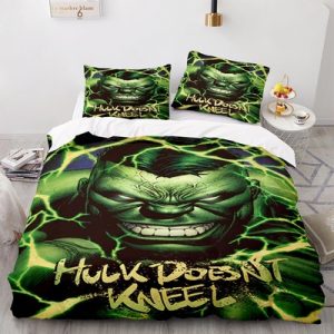 The Hulk Comfortable Bedding Three-Piece Soft and Breathable Duvet Cover