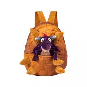 World of Warcraft Dragon Egg + Whelp Doll Backpack School Bag