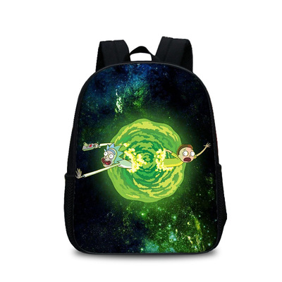 13 Inch Rick and Morty Children's Backpack Kids School Cute Daily Bag Kindergarten Bags Girls Boys Waterproof Ruckpack - Image 32