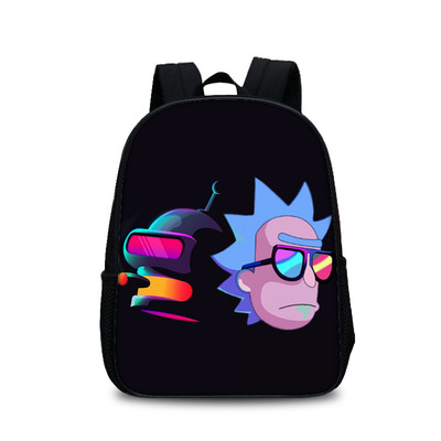 13 Inch Rick and Morty Children's Backpack Kids School Cute Daily Bag Kindergarten Bags Girls Boys Waterproof Ruckpack - Image 18
