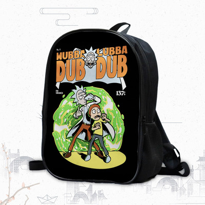 16 Inch Rick and Morty Backpack School Bag - Image 12