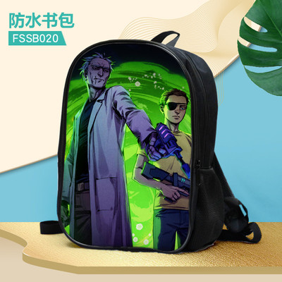 16 Inch Rick and Morty Backpack School Bag - Image 33