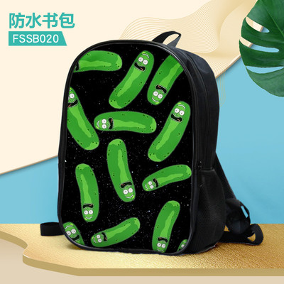 16 Inch Rick and Morty Backpack School Bag - Image 34
