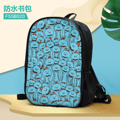 16 Inch Rick and Morty Backpack School Bag - Image 35