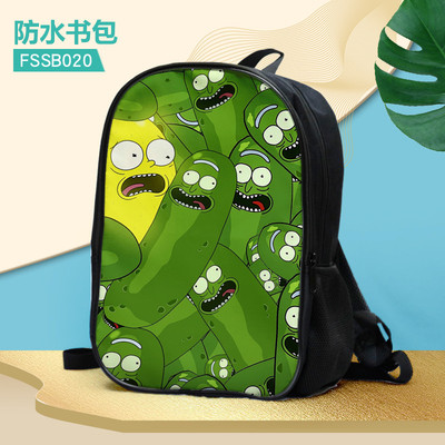 16 Inch Rick and Morty Backpack School Bag - Image 28