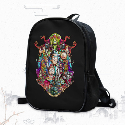16 Inch Rick and Morty Backpack School Bag - Image 3