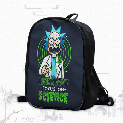 16 Inch Rick and Morty Backpack School Bag - Image 4
