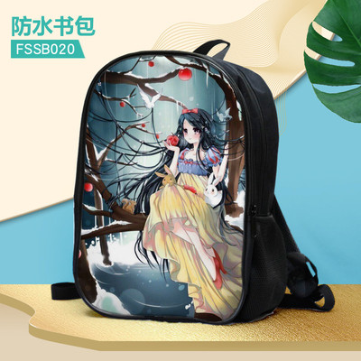 16 Inch Snow Princess Backpack School Bag - Image 2