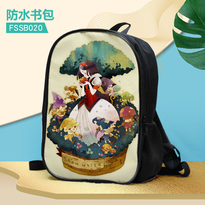 16 Inch Snow Princess Backpack School Bag - Image 3