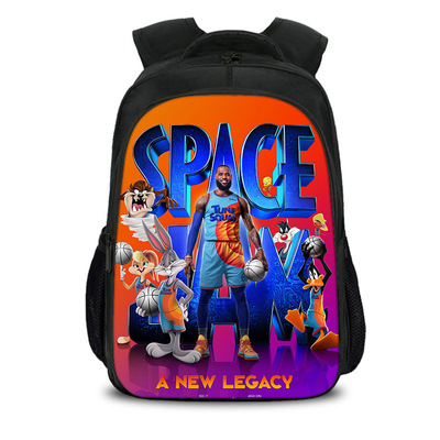 16 Inch Space Jam A New Legacy Backpack School Bag Black - Image 3