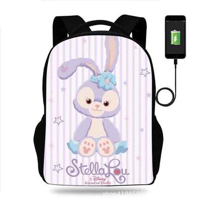 18 Inch StellaLou Backpack School Bag Black - Image 3