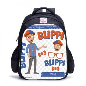 Bllipi double-layer backpack personalized school bag black