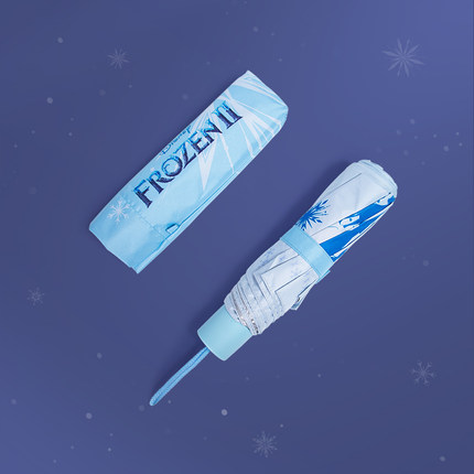 Frozen Foldable Umbrella Sunny and Rainy Sunscreen Anti-uv Umbrella - Image 4