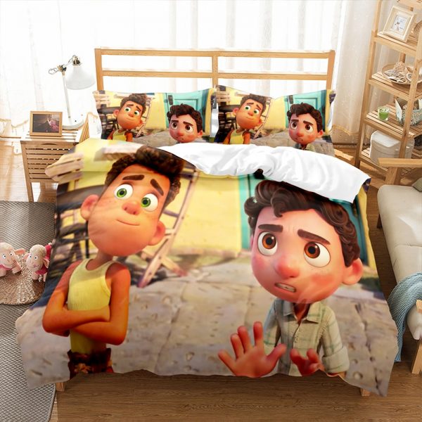 Luca Comfortable Bedding Three-Piece Soft and Breathable Duvet Cover - Image 13