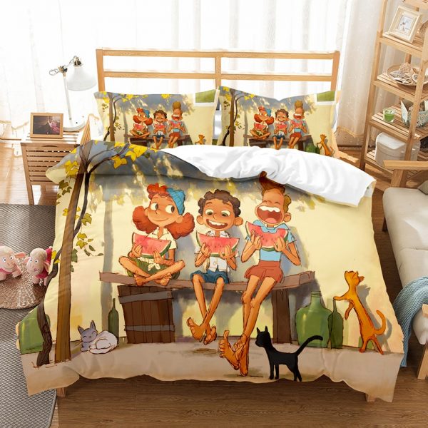 Luca Comfortable Bedding Three-Piece Soft and Breathable Duvet Cover - Image 17