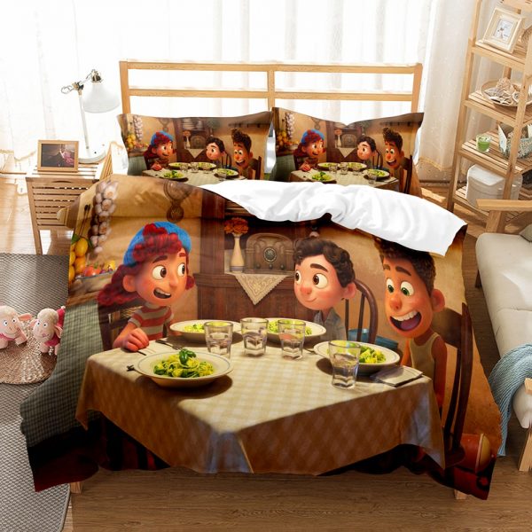 Luca Comfortable Bedding Three-Piece Soft and Breathable Duvet Cover - Image 18