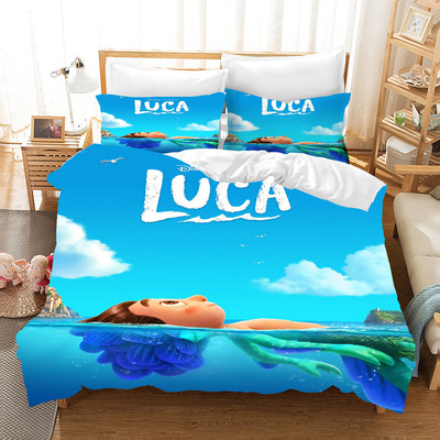 Luca Comfortable Bedding Three-Piece Soft and Breathable Duvet Cover - Image 21