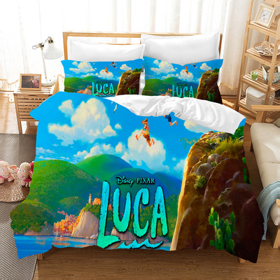 Luca Comfortable Bedding Three-Piece Soft and Breathable Duvet Cover - Image 22