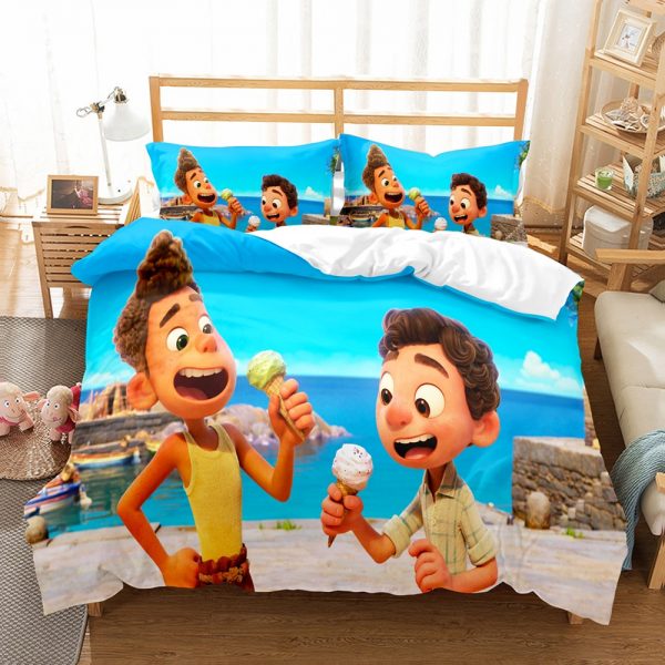 Luca Comfortable Bedding Three-Piece Soft and Breathable Duvet Cover - Image 4