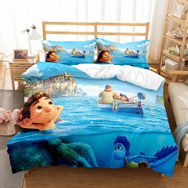 Luca Comfortable Bedding Three-Piece Soft and Breathable Duvet Cover - Image 5