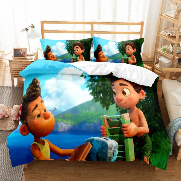 Luca Comfortable Bedding Three-Piece Soft and Breathable Duvet Cover - Image 10