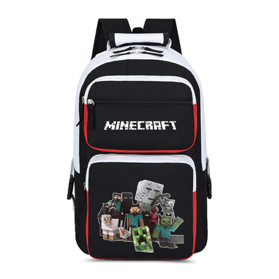 Creeper Men and women backpack student fashion trend school bag large capacity canvas backpack - Image 7