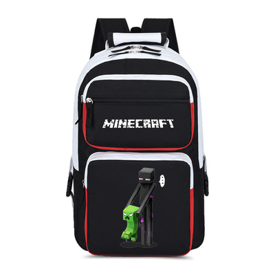 Creeper Men and women backpack student fashion trend school bag large capacity canvas backpack - Image 8