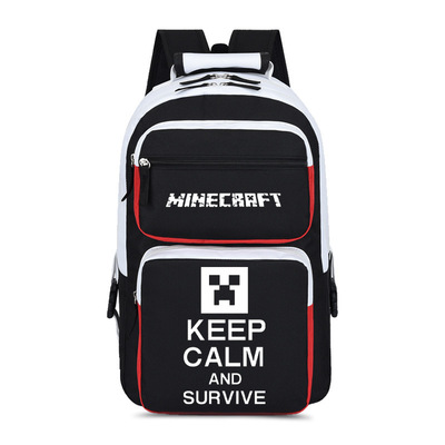 Creeper Men and women backpack student fashion trend school bag large capacity canvas backpack - Image 9