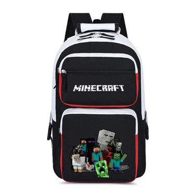 Creeper Men and women backpack student fashion trend school bag large capacity canvas backpack - Image 13