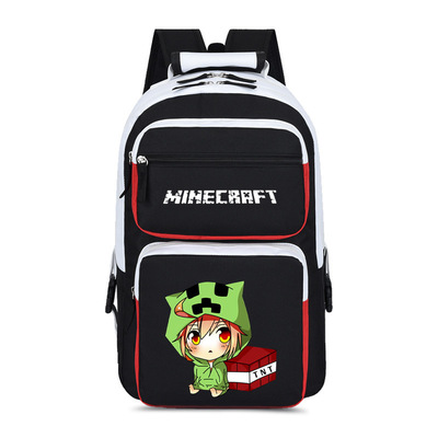 Creeper Men and women backpack student fashion trend school bag large capacity canvas backpack - Image 14