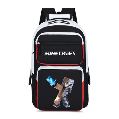 Creeper Men and women backpack student fashion trend school bag large capacity canvas backpack - Image 4