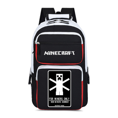 Creeper Men and women backpack student fashion trend school bag large capacity canvas backpack - Image 6