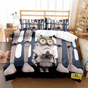 Minions Comfortable Bedding Three-Piece Soft and Breathable Duvet Cover