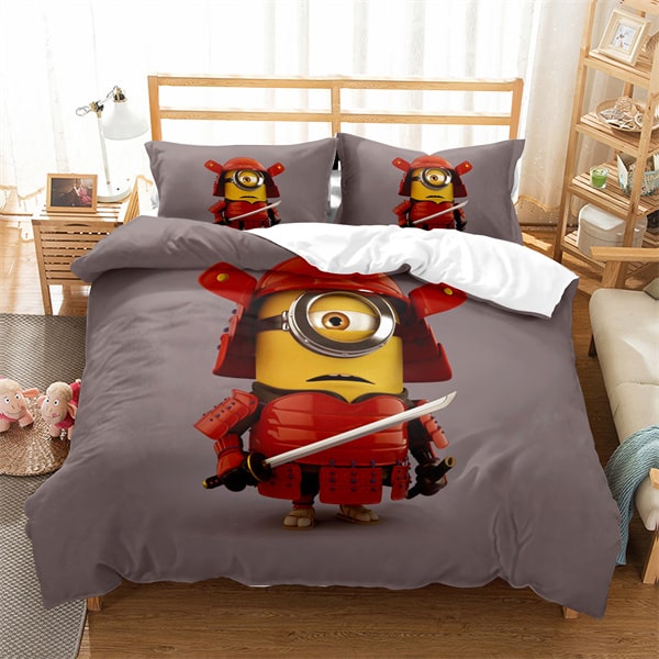 Minions Comfortable Bedding Three-Piece Soft and Breathable Duvet Cover - Image 18