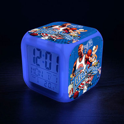 Space Jam A New Legacy 7 Colors Change Digital Alarm LED Clock - Image 20