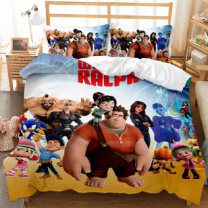 Wreck-It Ralph Comfortable Bedding Three-Piece Soft and Breathable Duvet Cover