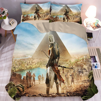 Assassin's Creed Comfortable Bedding Three-Piece Soft and Breathable Duvet Cover - Image 22