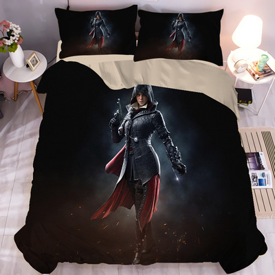 Assassin's Creed Comfortable Bedding Three-Piece Soft and Breathable Duvet Cover - Image 24