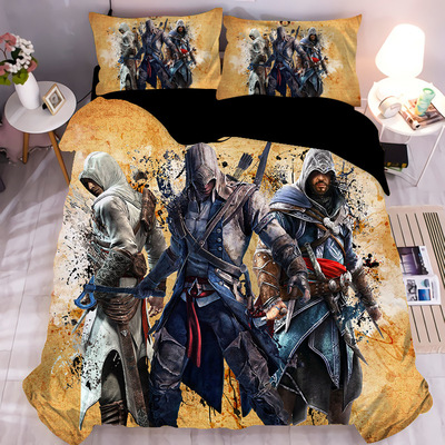 Assassin's Creed Comfortable Bedding Three-Piece Soft and Breathable Duvet Cover - Image 2
