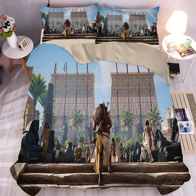 Assassin's Creed Comfortable Bedding Three-Piece Soft and Breathable Duvet Cover - Image 5