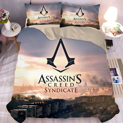 Assassin's Creed Comfortable Bedding Three-Piece Soft and Breathable Duvet Cover - Image 6
