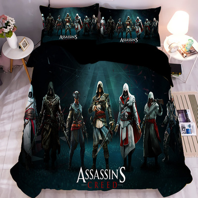 Assassin's Creed Comfortable Bedding Three-Piece Soft and Breathable Duvet Cover - Image 9