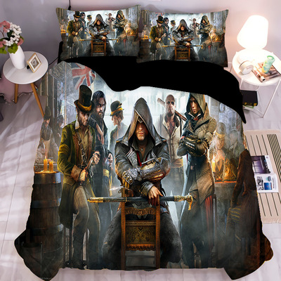 Assassin's Creed Comfortable Bedding Three-Piece Soft and Breathable Duvet Cover - Image 10